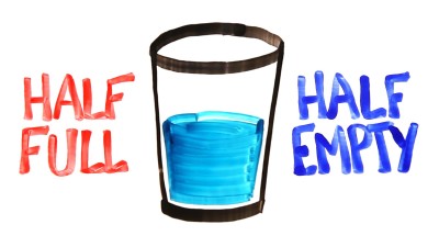 glass half empty